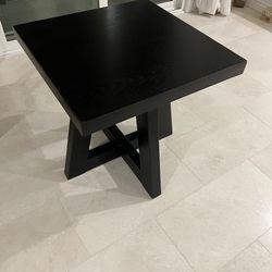 Dark brown end table