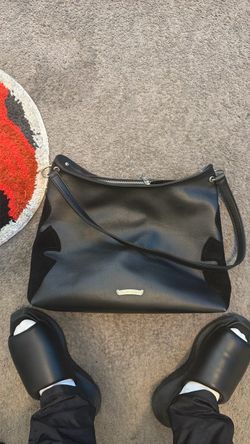 Chrome hearts Black Leather Shoulder Bag