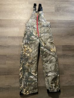 Walls Realtree Insulated Camo Bibs – Size Small – Excellent Condition