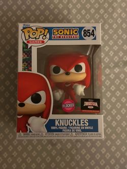 Sonic Knuckles Targetcon flocked 854 Funko Pop