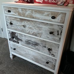 Distressed Wood Dresser