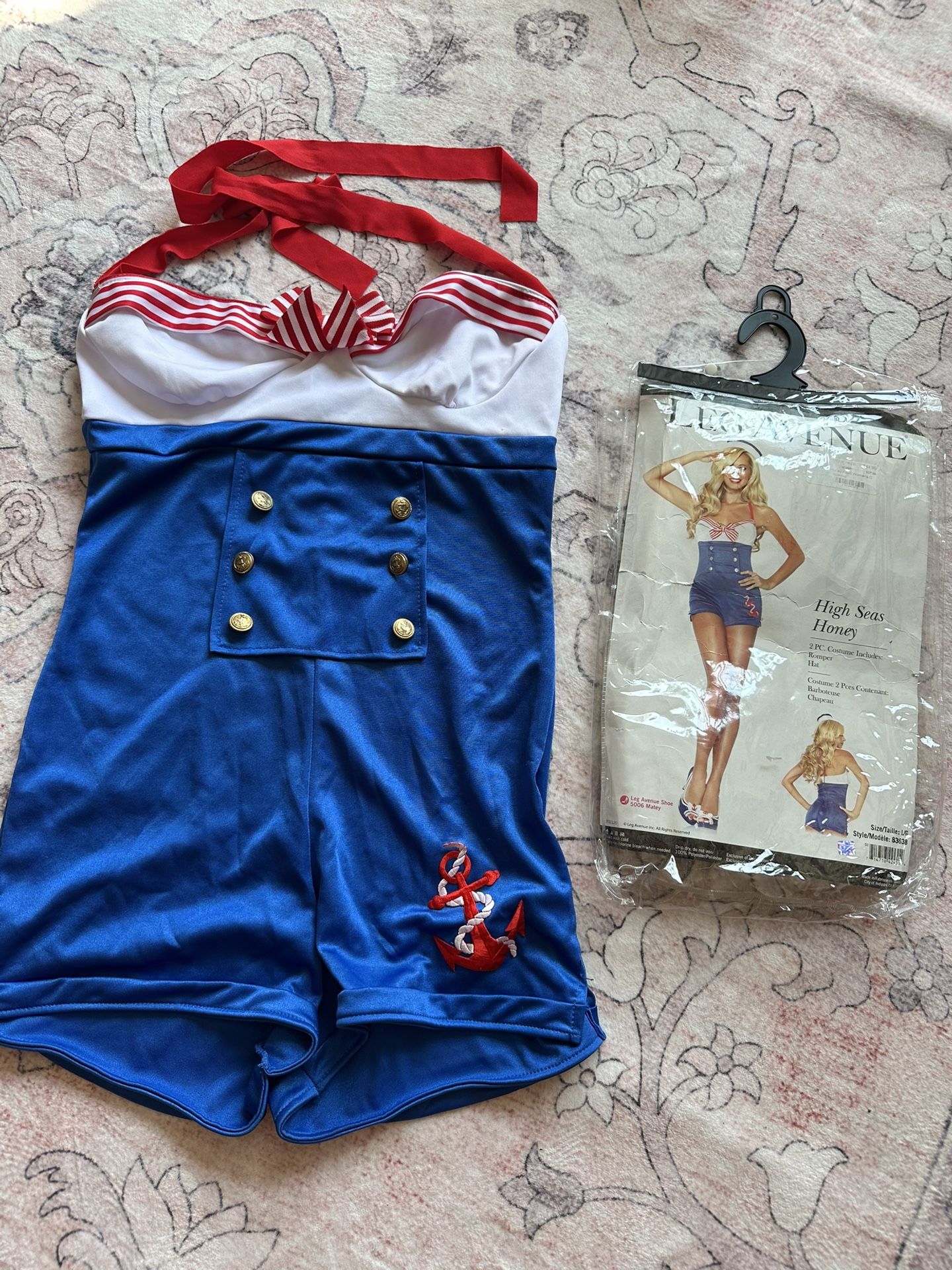 Sailor Halloween Costume - High Seas Honey Sz L