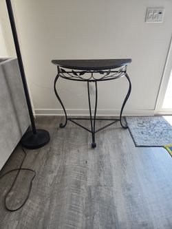 Lamp and Small Wall Stand