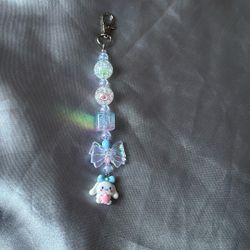 Cinnamon Roll Handmade Key Chain/purse Charm 