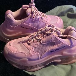 Balenciaga Triple S Clear Sole Pink 