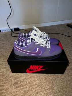 Nike dunks purple lobster
