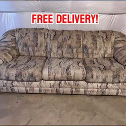 Free Delivery Couch| 2 Piece Sofa Set