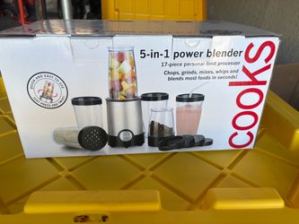 Cooks 5-in-1 Power Blender 17-Piece Set