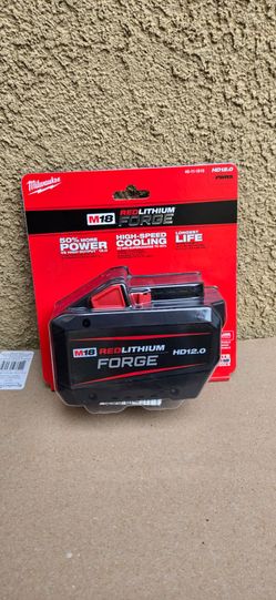Milwaukee 18v forge battery 12 amp Brand new sealed