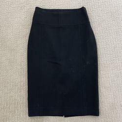 Express High Waisted Black Pencil Skirt, 0