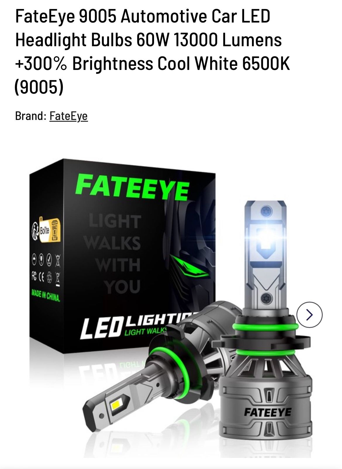 LED FATEEYE NEW