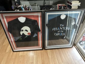 Phantom Of The Opera Memorabilia Framed Shirts Large