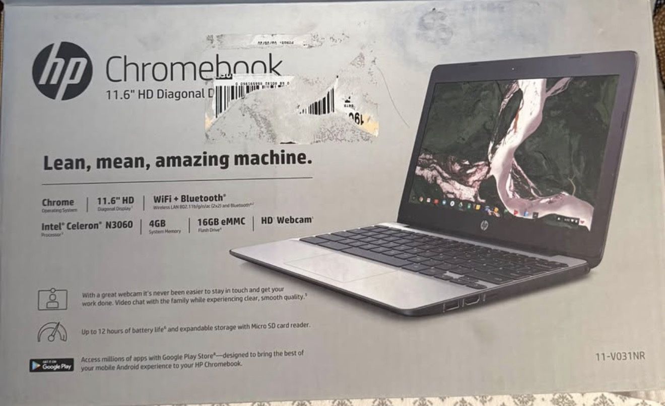 HP 11.6” HD Chromebook