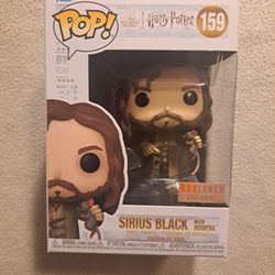 BRAND NEW Funko Pop! Sirius Black with Wormtail #159 (BoxLunch Exclusive) w/protector