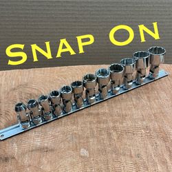 Snap On 12 pc 3/8 —  12 pt  SAE Flank Drive Universal Socket Set (((( $525 )))) ❗️Like New ✅❗️