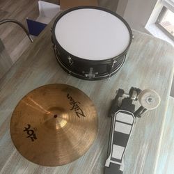Drum Bass Pedal And Snare