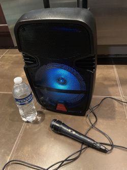 Bluetooth speaker with microphone $75