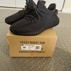 Adidas Yeezy 350 V2 Black Non Reflective 