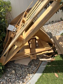 Free- 3 Broken Wood Pallets