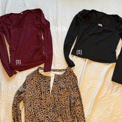 SHEIN Long Sleeve Tops