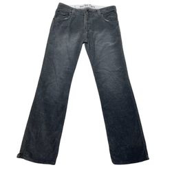 Vans Off the Wall Corduroy Pants 32x32 Gray Slim Fit Low Rise New