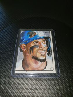 2019 Topps Update Jorge Soler  1/1 Sketch Card
