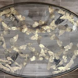 Beautiful Excellent Condition Brass Butterfly Coffee  Table