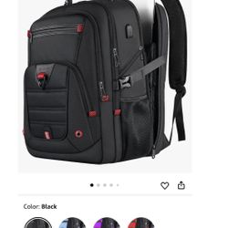 Z-MGKISS Extra Large Travel Backpack, 52L TSA Backpack 17.3 Inch, Anti-Theft 17 Inch Big Business Laptop Backpack for Men & Women, Water Resistant Col