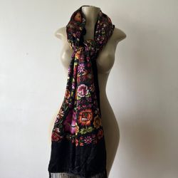 New Heavy Beautiful Scarf 100% Silk