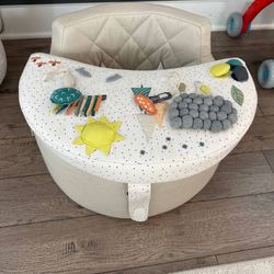 NEW Crate&Barrel Busy Baby Activity Chair
