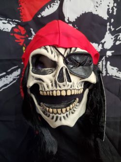 Jolly Roger  Classic Halloween Skull Pirate Latex Sock Mask  Zagone Studios New


Ask For Video