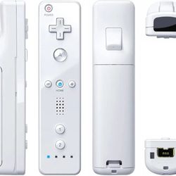 TIANHOO 2 Pack Remote Controller for Wii & Wii U, with Silicone Case and Wrist Strap (White)