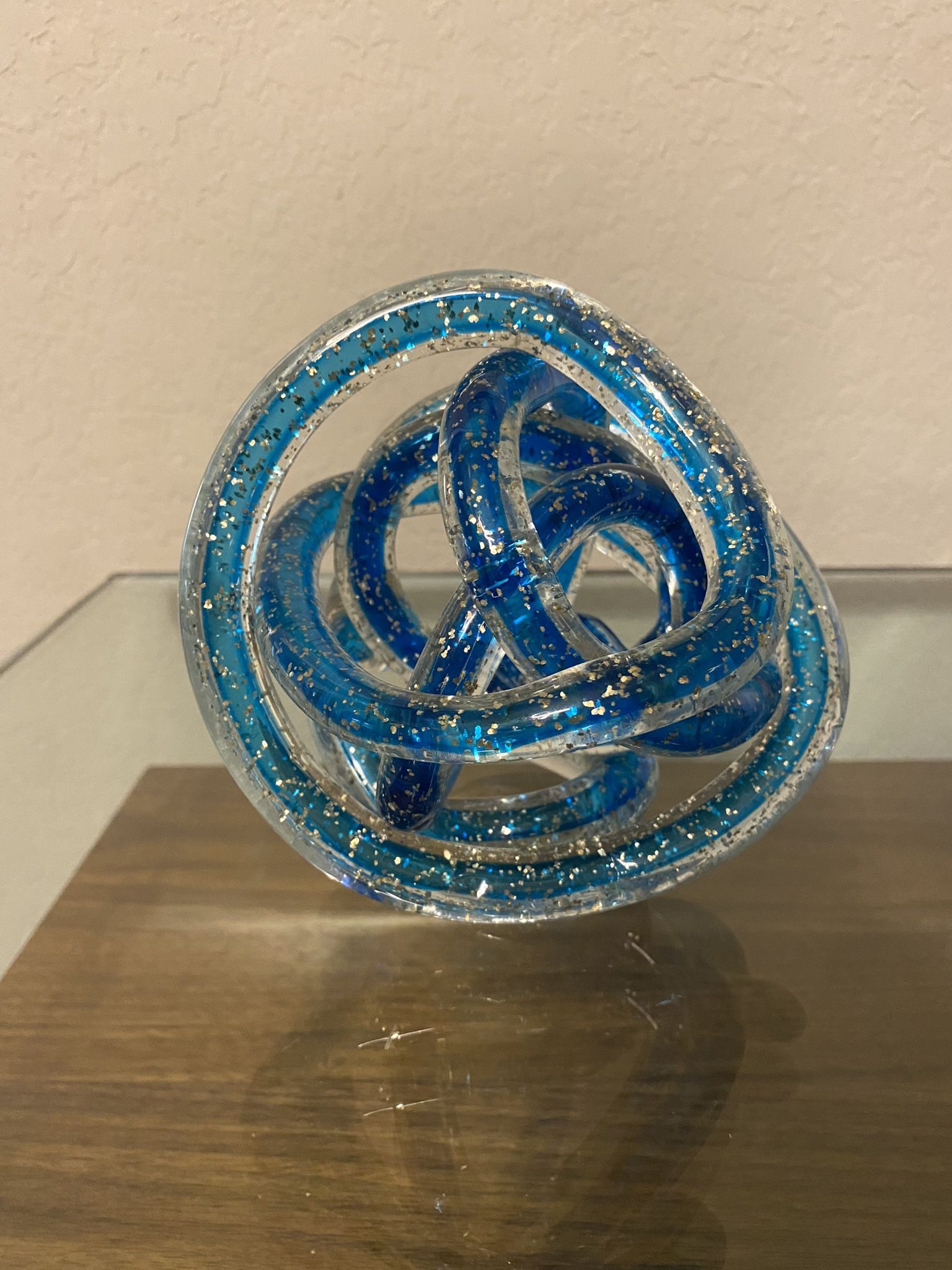 Blue Tangled Knot