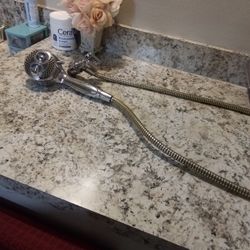 Waterpik Turbo  Massaging Shower Head  Long Handle
