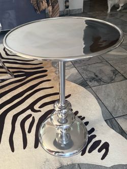 Modern Aluminum Side Table