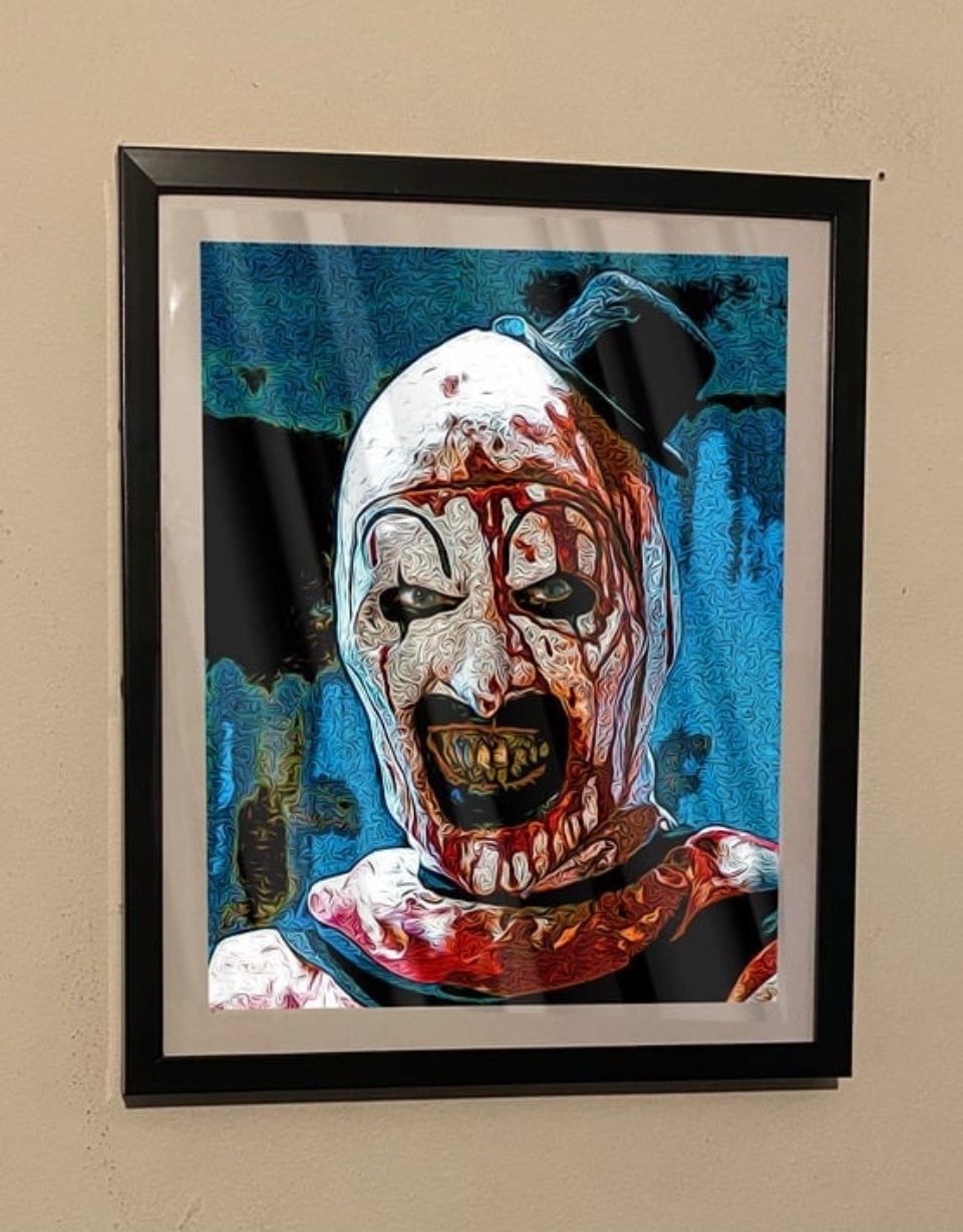 Art The Clown From The Terrifier Movies Custom Art Piece