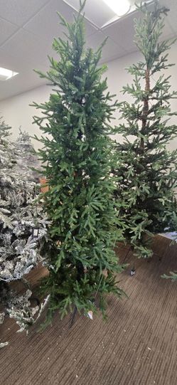 8ft Large Artificial Christmas Tree with Lights