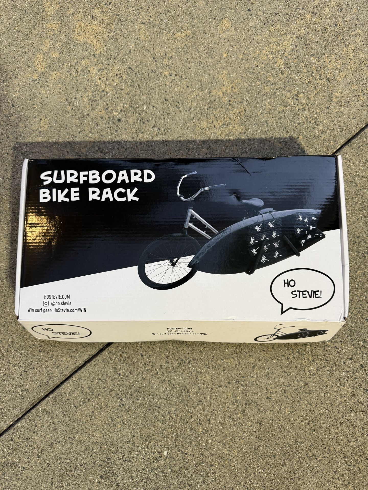 Ho Stevie! Surfboard Bike Rack