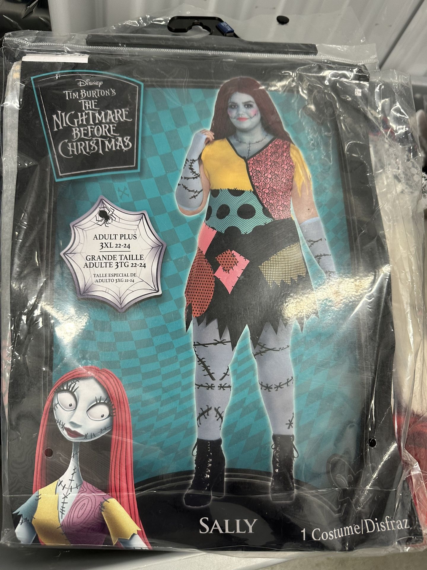New Nightmare Before Christmas Sally Halloween Costume Plus Size 3XL
