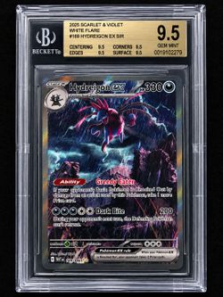 BGS 9.5 Hydreigon ex 169/086 White Flare SIR Pokémon Card