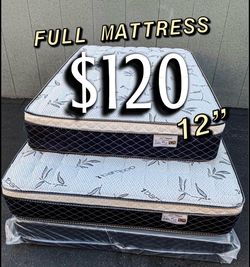 New full mattress only $120