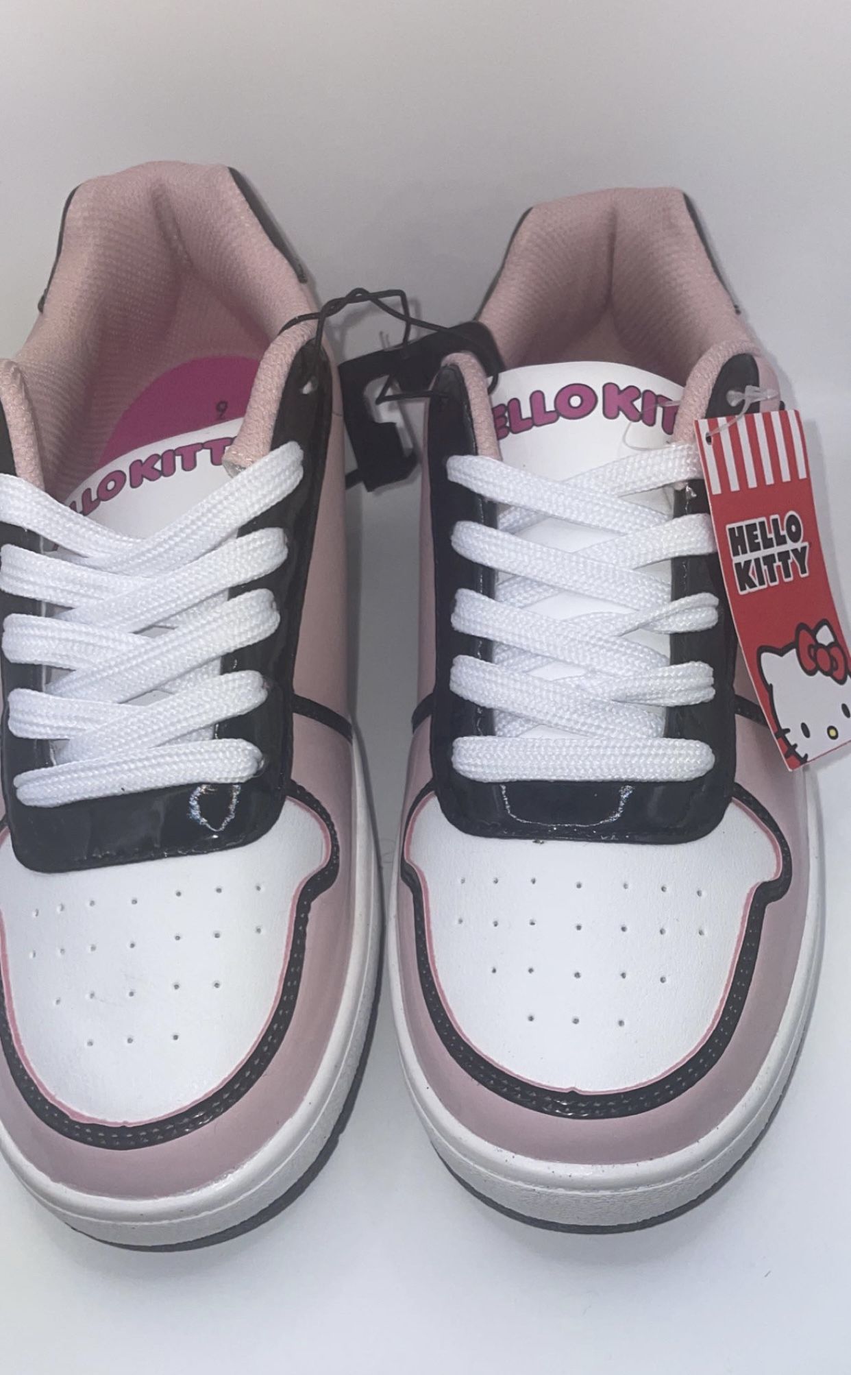 Hello Kitty Sneakers – Pink & White – Women’s Size 9– Brand New!