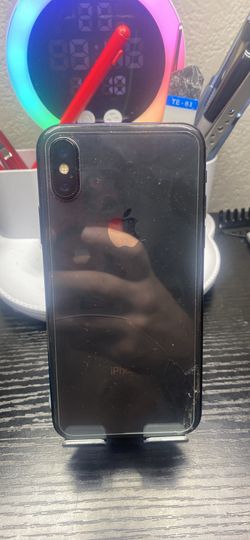iPhone X 64 GB black Has Issues Please Read No Sim Tray 