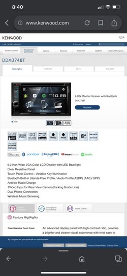 Kenwood DDX374BT