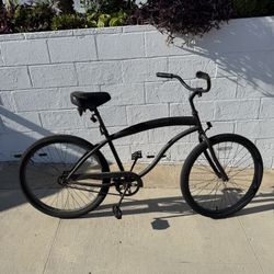 Matte Black Beach Cruiser