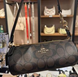 Coach Nolita Barrel Bag In Signature Canvas