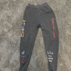 Travis Scott Astroworld Sweatpants – Wish You Were Here Tour Pants (Rare Streetwear)