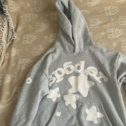 grey sp5der hoodie