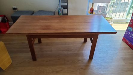 Teak wood 60's antique vintage coffee table