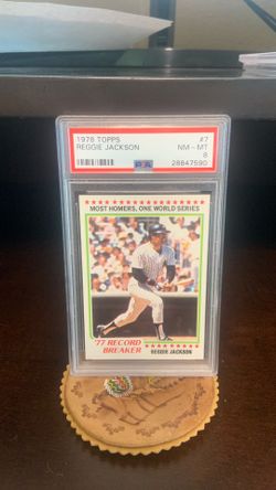 1978 Topps Reggie Jackson PSA 8